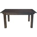 The appearance of Mariposa Warm Gray 100" Extendable Rectangular Leg Dining Table designed by A-America in the transitional interior design. This gray piece of furniture was selected by 1StopBedrooms from Mariposa Collection to add a touch of cosiness and style into your home. Sku: MRPWG6201. Table Top Shape: Rectangular. Material: Rubberwood. Size: 100" x 38".