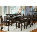 Mariposa Warm Gray 100" Extendable Rectangular Leg Counter Height Dining Table