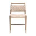Myles Dining Chair Set of 2 In Blonde and Natural Oak