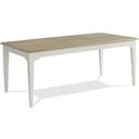 The appearance of Myra Rectangular Leg Dining Table designed by Riverside Furniture in the country / farmhouse interior design. This natural piece of furniture was selected by 1StopBedrooms from Myra Collection to add a touch of cosiness and style into your home. Sku: 59553. Table Top Shape: Rectangular. Size: 37" x 32".