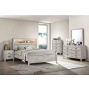 Mysen Queen Bed In White Wash