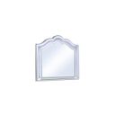 The appearance of Mystic Mirror In Silver designed by Galaxy Home Furnishings in the modern / contemporary interior design. This silver piece of furniture  was selected by 1StopBedrooms from Mystic Collection to add a touch of cosiness and style into your home. Sku: 601955557207. Material: Solid Wood.