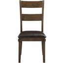 The appearance of Nabirye Side Chair (Set of 2) designed by ACME in the transitional interior design. This dark oak piece of furniture was selected by 1StopBedrooms from Nabirye Collection to add a touch of cosiness and style into your home. Sku: 73162. Material: Wood.