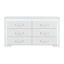 The appearance of Naomi Marble Dresser with LED In Silver designed by Global Furniture USA in the modern / contemporary interior design. This silver piece of furniture  was selected by 1StopBedrooms from Naomi Collection to add a touch of cosiness and style into your home. Sku: NAOMI-SILVER MARBLE-DR W/ LED. Material: Chip Board.