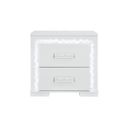 The appearance of Naomi Marble Nightstand with LED In Silver designed by Global Furniture USA in the modern / contemporary interior design. This silver piece of furniture  was selected by 1StopBedrooms from Naomi Collection to add a touch of cosiness and style into your home. Sku: NAOMI-SILVER MARBLE-NS W/ LED. Material: Chip Board.