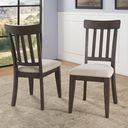 The appearance of Napa Side Chair Set Of 2 designed by Steve Silver in the country / farmhouse interior design. This cedar piece of furniture  was selected by 1StopBedrooms from Napa Collection to add a touch of cosiness and style into your home. Sku: NP500S. Material: Rubberwood.