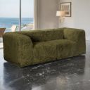 Nappi Loveseat In Olive Green