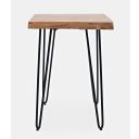 The appearance of Nature'S Edge Chairside Table In Natural designed by Jofran in the modern / contemporary interior design. This natural piece of furniture was selected by 1StopBedrooms from Nature'S Edge Collection to add a touch of cosiness and style into your home. Sku: 1984-7. Material: Acacia. Size: 24" x 18".