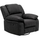 The appearance of Navaro Recliner In Black designed by Emerald Home Furnishings in the modern / contemporary interior design. This black piece of furniture was selected by 1StopBedrooms from Navaro Collection to add a touch of cosiness and style into your home. Sku: U7120-04-06. Material: Metal.