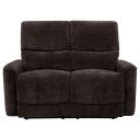 The appearance of Navarro Chenille Upholstered Reclining Loveseat In Dark Brown designed by Coaster in the transitional interior design. This dark brown piece of furniture was selected by 1StopBedrooms from Navarro Collection to add a touch of cosiness and style into your home. Sku: 609572. Material: Plywood.