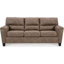 The appearance of Navi Queen Sofa Sleeper In Fossil designed by Signature Design by Ashley in the modern / contemporary interior design. This fossil piece of furniture  was selected by 1StopBedrooms from Navi Collection to add a touch of cosiness and style into your home. Sku: 9400439. Material: Faux Leather.