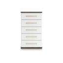 The appearance of Nendalane Chest of Drawers In White and Brown designed by Signature Design by Ashley in the modern / contemporary interior design. This white/brown piece of furniture was selected by 1StopBedrooms from Nendalane Collection to add a touch of cosiness and style into your home. Sku: NCB1108-46. Material: Wood.