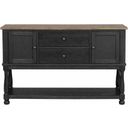 The appearance of Neue Mills Server In Black designed by Furniture of America in the modern / contemporary interior design. This black piece of furniture was selected by 1StopBedrooms from Neue Mills Collection to add a touch of cosiness and style into your home. Sku: FM39009BK-SV. Material: Rubberwood.