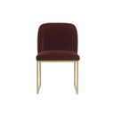 Nevin Dining Chair Set of 2 In Merlot