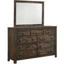 The appearance of New Classic Furniture Blue Ridge Mirror In Rustic Gray B1334 060 designed by New Classic in the transitional interior design. This other colors piece of furniture was selected by 1StopBedrooms from Blue Ridge Collection to add a touch of cosiness and style into your home. Sku: B1334-060. Material: Glass.