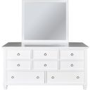 The appearance of New Classic Tamarack Mirror In White 00 044 060 designed by New Classic in the country / farmhouse interior design. This white piece of furniture was selected by 1StopBedrooms from Tamarack Collection to add a touch of cosiness and style into your home. Sku: BB044W-060. Material: Wood.