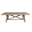 The appearance of Newberry Extension Dining Table In Weathered Natural designed by Alpine in the country / farmhouse interior design. This weathered natural piece of furniture was selected by 1StopBedrooms from Newberry Collection to add a touch of cosiness and style into your home. Sku: 2068-01. Table Top Shape: Rectangular. Size: 83" x 40". Material: Acacia.