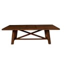 Newberry Rectangular Dining Table In Medium Brown
