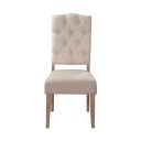 The appearance of Newberry Button Tufted Parson Chairs Set of 2 In Weathered Natural designed by Alpine in the country / farmhouse interior design. This weathered natural piece of furniture was selected by 1StopBedrooms from Newberry Collection to add a touch of cosiness and style into your home. Sku: 2068-02. Material: Acacia.