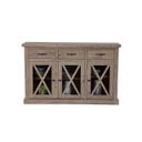 The appearance of Newberry Sideboard In Weathered Natural designed by Alpine in the country / farmhouse interior design. This weathered natural piece of furniture was selected by 1StopBedrooms from Newberry Collection to add a touch of cosiness and style into your home. Sku: 2068-06. Material: Acacia.