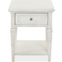 The appearance of Newport Rectangular End Table In Alabaster designed by Magnussen in the traditional interior design. This alabaster piece of furniture  was selected by 1StopBedrooms from Newport Collection to add a touch of cosiness and style into your home. Sku: T5430-03. Material: Pine.
