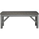 The appearance of Newport Dining Bench designed by Liberty in the transitional interior design. This grey piece of furniture  was selected by 1StopBedrooms from Newport Collection to add a touch of cosiness and style into your home. Sku: 131-C9001B. Material: Rubberwood.