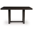 The appearance of Neymorton Counter Height Dining Table In Dark Grayish Brown designed by Signature Design by Ashley in the modern / contemporary interior design. This dark grayish brown piece of furniture was selected by 1StopBedrooms from Neymorton Collection to add a touch of cosiness and style into your home. Sku: D618-13. Material: Wood. Table Top Shape: Rectangular. Size: 36" x 76".