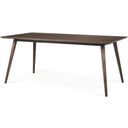The appearance of Nicholas Ii Brown Solid Wood Top Metal And Wood Leg Dining Table designed by Mercana in the modern / contemporary interior design. This brown piece of furniture  was selected by 1StopBedrooms from Nicholas Collection to add a touch of cosiness and style into your home. Sku: 68844. Material: Wood. Table Top Shape: Rectangular. Size: 39".
