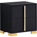 The appearance of Marceline 2-drawer Nightstand Black designed by Coaster in the modern / contemporary interior design. This black piece of furniture was selected by 1StopBedrooms from Marceline Collection to add a touch of cosiness and style into your home. Sku: 222832. Material: Wood.