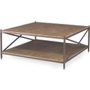 The appearance of Nob Hill Cocktail Table 44 x 44 In Desert designed by Century Furniture in the modern / contemporary interior design. This desert piece of furniture  was selected by 1StopBedrooms from Details Occasional Collection to add a touch of cosiness and style into your home. Sku: CSA-104-3. Material: Oak Veneer.