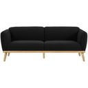 The appearance of Nolita Boucle Fabric Sofa In Black designed by Meridian in the transitional interior design. This black piece of furniture was selected by 1StopBedrooms from Nolita Collection to add a touch of cosiness and style into your home. Sku: 159Black-S. Material: Boucle.