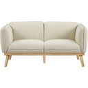 The appearance of Nolita Boucle Fabric Loveseat In Cream designed by Meridian in the transitional interior design. This cream piece of furniture  was selected by 1StopBedrooms from Nolita Collection to add a touch of cosiness and style into your home. Sku: 159Cream-L. Material: Boucle.