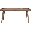 The appearance of Nonie Desert Brown Coffee Table with Tray Top designed by Safavieh in the modern / contemporary interior design. This chocolate piece of furniture  was selected by 1StopBedrooms from Nonie Collection to add a touch of cosiness and style into your home. Sku: COF5700B. Material: Wood.