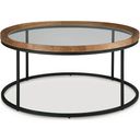 The appearance of Noraluna Coffee Table In Medium Brown designed by Signature Design by Ashley in the transitional interior design. This medium brown piece of furniture  was selected by 1StopBedrooms from Noraluna Collection to add a touch of cosiness and style into your home. Sku: T502-8. Material: Wood.