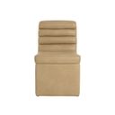 Norm Wheeled Dining Chair In Copley Latte