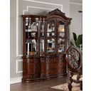 The appearance of Normandy Hutch and Buffet In Brown Cherry designed by Furniture of America in the traditional interior design. This brown cherry piece of furniture  was selected by 1StopBedrooms from Normandy Collection to add a touch of cosiness and style into your home. Sku: CM3145H;CM3145B. Material: Wood.