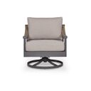 The appearance of North Island Outdoor Swivel Lounge with Cushion In Gray designed by Signature Design by Ashley in the modern / contemporary interior design. This gray piece of furniture was selected by 1StopBedrooms from North Island Collection to add a touch of cosiness and style into your home. Sku: P510-821. Material: Fabric.