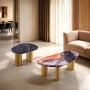 The appearance of Northwich End Table In Black/Gray/Matte Gold designed by Furniture of America in the modern / contemporary interior design. This black/gray/matte gold piece of furniture  was selected by 1StopBedrooms from Northwich Collection to add a touch of cosiness and style into your home. Sku: FM47006GY-E-1;FM47006GY-E-2. Material: Stone.