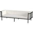 The appearance of Norway Outdoor Patio Sofa with Cushions In Black and White designed by Butler Specialty Company in the modern / contemporary interior design. This black and white piece of furniture was selected by 1StopBedrooms from Norway Collection to add a touch of cosiness and style into your home. Sku: 5722437. Material: Iron.