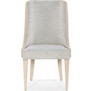 The appearance of Nouveau Chic Host Chair Set of 2 In Grey designed by Hooker in the transitional interior design. This grey piece of furniture was selected by 1StopBedrooms from Nouveau Chic Collection to add a touch of cosiness and style into your home. Sku: 6500-75500-80. Material: Fabric.