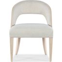 The appearance of Nouveau Chic Side Chair Set of 2 In White designed by Hooker in the transitional interior design. This white piece of furniture was selected by 1StopBedrooms from Nouveau Chic Collection to add a touch of cosiness and style into your home. Sku: 6500-75411-80. Material: Oak Veneer.