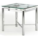The appearance of Nova Glass Top Rectangular End Table designed by Steve Silver in the modern / contemporary interior design. This silver piece of furniture  was selected by 1StopBedrooms from Nova Collection to add a touch of cosiness and style into your home. Sku: NV100EB;NV100ET. Material: Glass.
