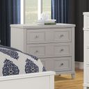 The appearance of Nova II 5 Drawer Chest In White designed by Bernell in the modern / contemporary interior design. This white piece of furniture was selected by 1StopBedrooms from Nova II Collection to add a touch of cosiness and style into your home. Sku: 1280-152. Material: Poplar.