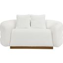 The appearance of Novella Loveseat In White designed by Homelegance in the glam interior design. This white piece of furniture was selected by 1StopBedrooms from Novella Collection to add a touch of cosiness and style into your home. Sku: 8568WH-2. Material: Boucle.