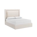 Nylah Queen Platform Bed In Bergen Taupe