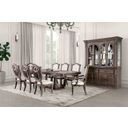 Oakham Dining Table In Weathered Oak