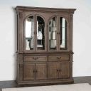 Oakham Hutch and Buffet In Weathered Oak
