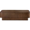 The appearance of Oakmont Coffee Table In Brown designed by Meridian in the modern / contemporary interior design. This brown piece of furniture  was selected by 1StopBedrooms from Oakmont Collection to add a touch of cosiness and style into your home. Sku: 99039Brown-C. Material: Oak Veneer.