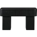 The appearance of Oakmont Console Table In Black designed by Meridian in the modern / contemporary interior design. This black piece of furniture  was selected by 1StopBedrooms from Oakmont Collection to add a touch of cosiness and style into your home. Sku: 99039Black-T. Material: Oak Veneer.