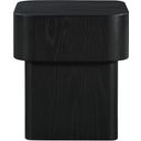 The appearance of Oakmont End Table In Black designed by Meridian in the modern / contemporary interior design. This black piece of furniture  was selected by 1StopBedrooms from Oakmont Collection to add a touch of cosiness and style into your home. Sku: 99039Black-E. Material: Oak Veneer.
